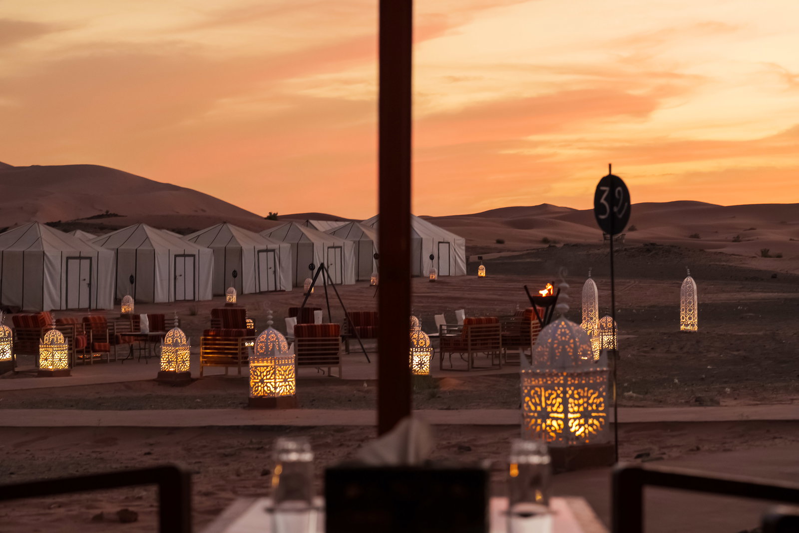 The Sahara, from sunset to first light
