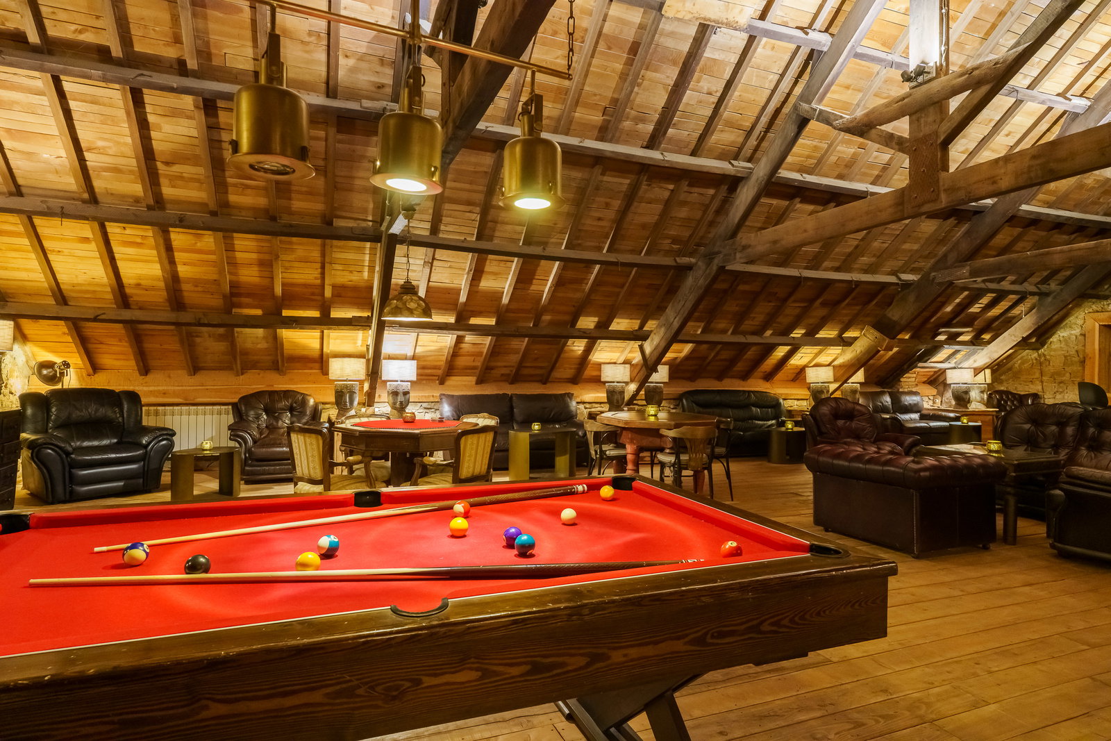 Lounge & Bar with Fireplace
