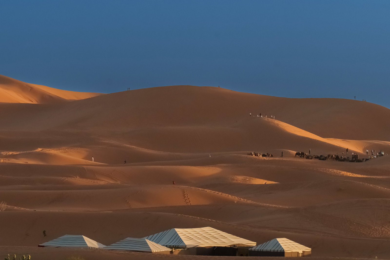 Aerial over Erg Chebbi