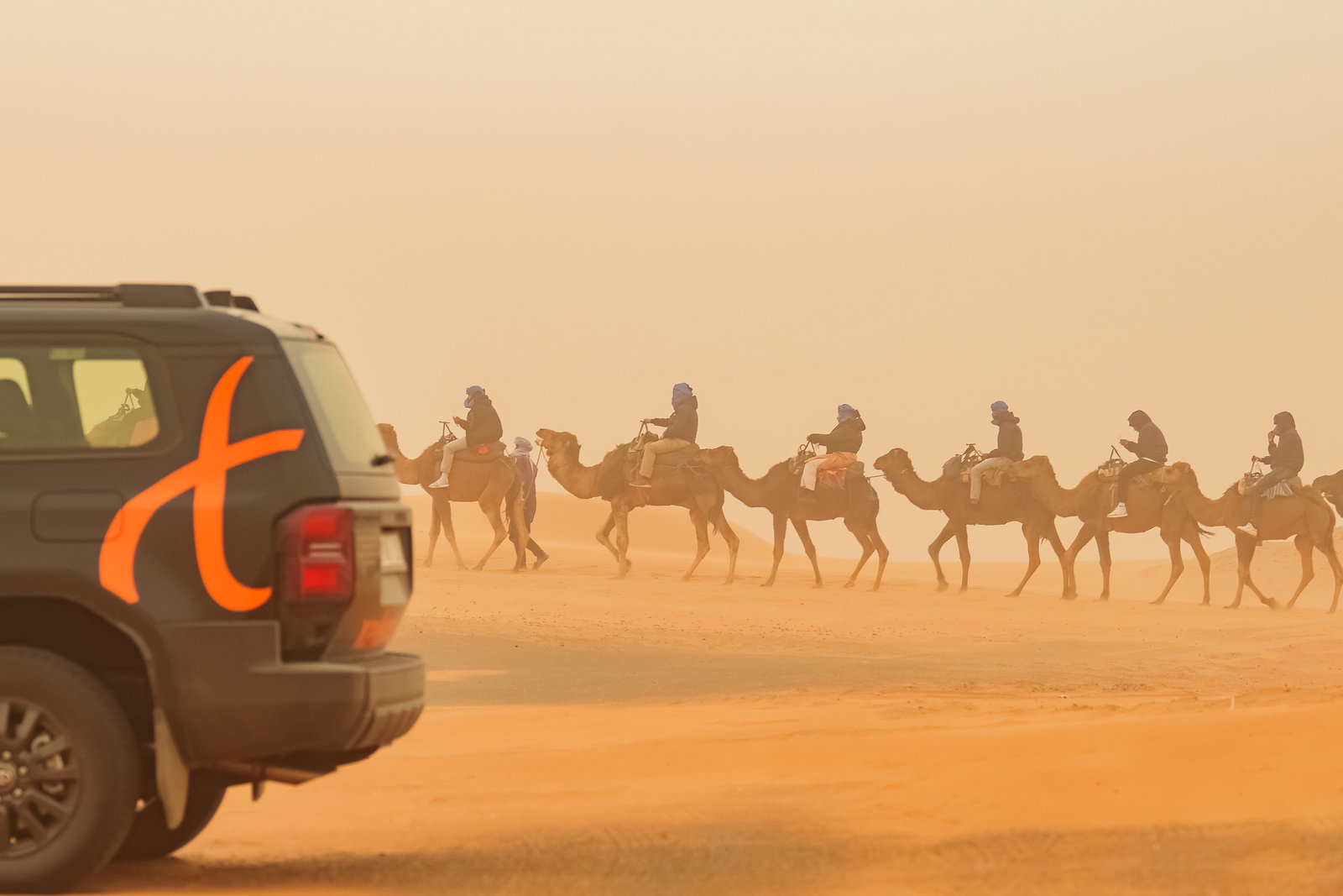 Camel Caravan to Bivouac 2